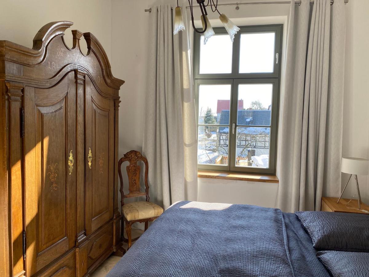 Altes Pfarrhaus Leilighet Papstdorf Eksteriør bilde